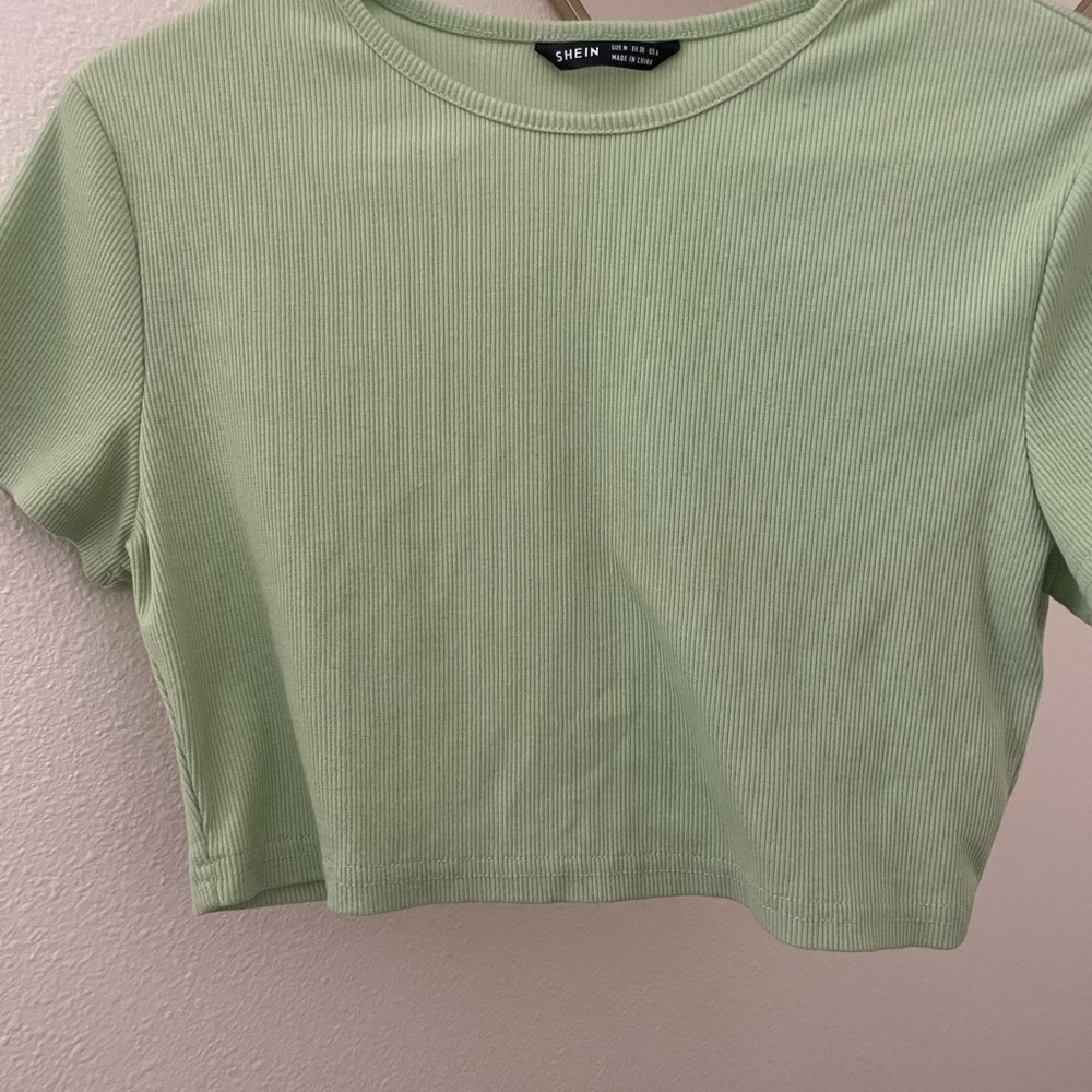 Light Green Crop top